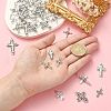 100Pcs 10 Styles Tibetan Style Alloy Pendants TIBEP-CJ0003-22-4