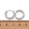 304 Stainless Steel Hoop Earrings EJEW-B142-01P-3