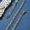 304 Stainless Steel Cable Chain Necklace Making X-STAS-A028-N091G-1