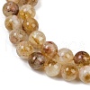 Natural Citrine Beads Strands G-U026-A04-10mm-4