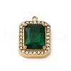 Ion Plating(IP) 304 Stainless Steel Micro Pave Clear Cubic Zirconia STAS-P366-36A-G-1