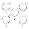 3Pcs 3 Style Natural Gemstone & Pearl & Synthetic Hematite Beaded Necklaces Set NJEW-JN04028-1