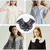 Gorgecraft 1Pc Detachable Polyester Lace Collars AJEW-GF0007-67-5