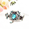 Alloy Rhinestone Claw Hair Clips PW-WG1CC66-03-1