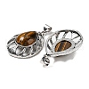 Natural Tiger Eye Pendants G-Z050-02B-2