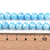Electroplate Glass Beads Strands GLAA-N010-8mm-01-4