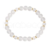 Glass Beads Stretch Bracelets for Women BJEW-JB11866-01-2