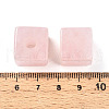 Natural Rose Quartz European Beads G-N345-07A-10-3