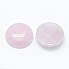 Natural Rose Quartz Cabochons G-E492-A-11-2