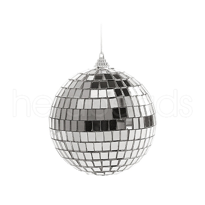 Plastic Disco Ball Pendant Decoration X-XMAS-PW0002-01C-1