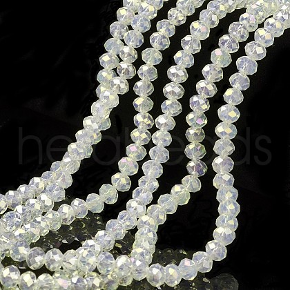 Electroplate Glass Beads Strands EGLA-A034-J3mm-T05-1