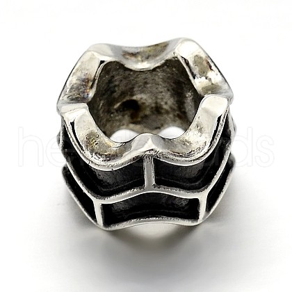 Retro 304 Stainless Steel Beads STAS-E086-19AS-1