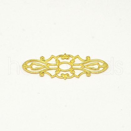 Brass Filigree Joiner KK-E710-74G-1