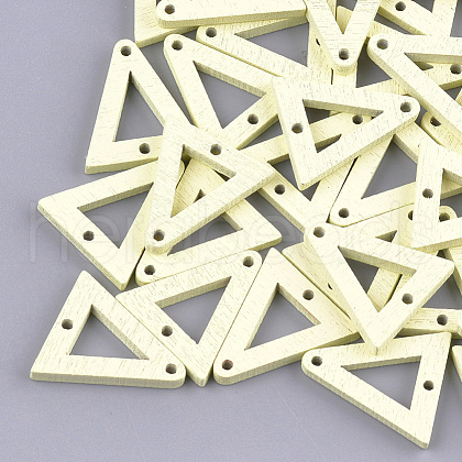 Painted Poplar Wood Links WOOD-S045-071A-1