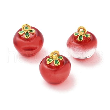 Alloy Glass Pendants FIND-U033-06G-1