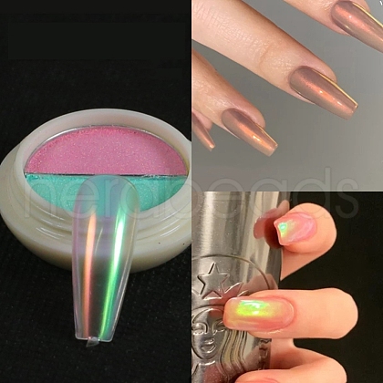 Solid State Two-Tone Color Nail Art Powder MRMJ-T067-12H-1