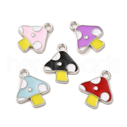 Alloy Enamel Pendants ENAM-M053-07P-1