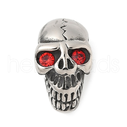 304 Stainless Steel European Beads STAS-S183-03AS-1