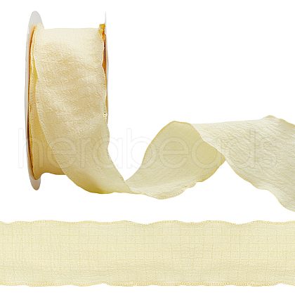 10 Yards Polyester Ruffled Ribbon for Sewing Decoration OCOR-WH20007-02E-1