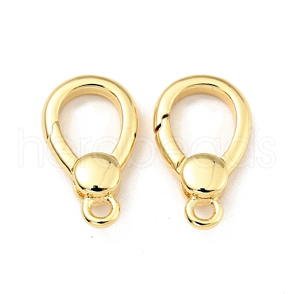 Brass Spring Gate Rings KK-G416-50G-1