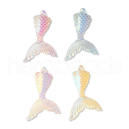 Laser Transparent Resin Pendants FIND-Q092-01-1