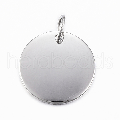 Tarnish Resistant Smooth Surface 304 Stainless Steel Pendants STAS-H424-26P-1