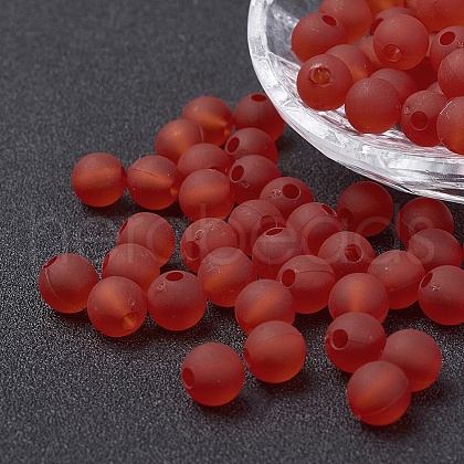 Transparent Acrylic Beads PL723-3-1