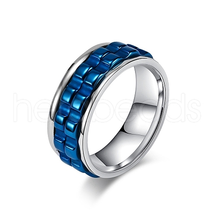 Gear Titanium Steel Rotating Finger Ring PW-WG94989-21-1