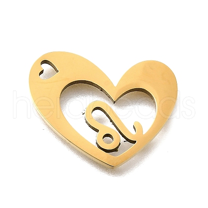 201 Stainless Steel Pendants STAS-A116-01G-05-1