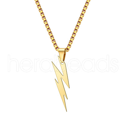 Stainless Steel Box Chain Necklaces PT6061-1-1