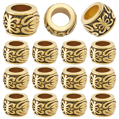 SOFPLATE 150Pcs Tibetan Style Alloy European Beads FIND-SP0001-94-1