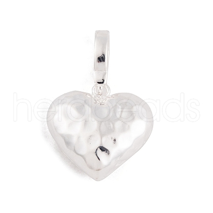925 Sterling Silver Love Heart Pendants STER-P058-01C-S-1