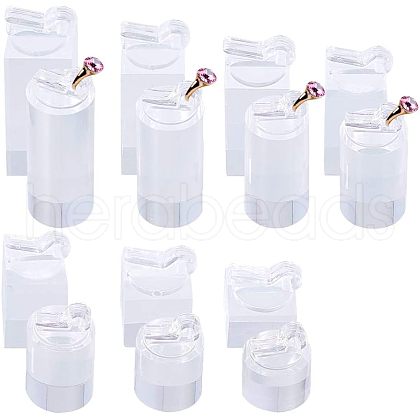 Acrylic Single Jewelry Display Stand Sets RDIS-FG0001-02-1