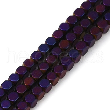 Electroplate Non-magnetic Synthetic Hematite Beads Strands G-I175-09E-1