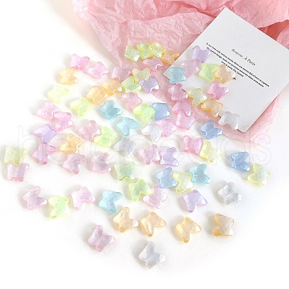 Transparent Acrylic Beads OACR-H038-57-1