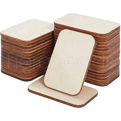 SOFPLATE 100Pcs Poplar Wood WOOD-SP0001-22-1