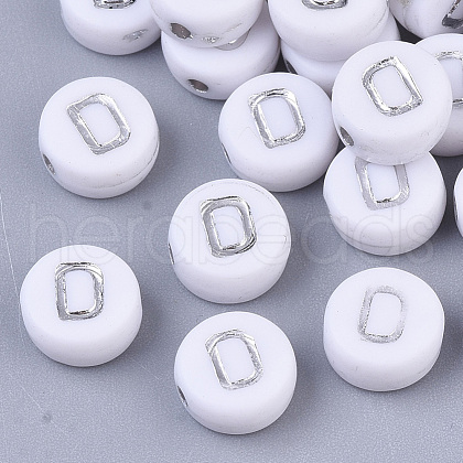 Plating Acrylic Beads PACR-R243-04O-1