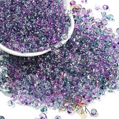 6/0 Spray Paint Glass Seed Beads X1-SEED-H003-11M-1