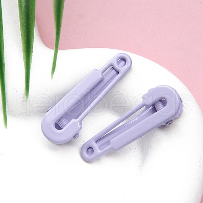 Macaron Color Alloy Alligator Hair Clips PW-WG855A4-03-1