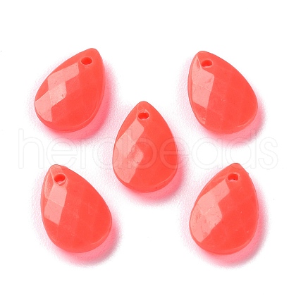 Opaque Acrylic Charms MACR-F079-07B-1