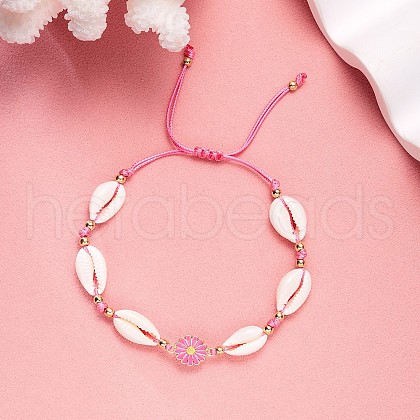 Bohemian Shell Braided Bead Bracelets KG5973-9-1