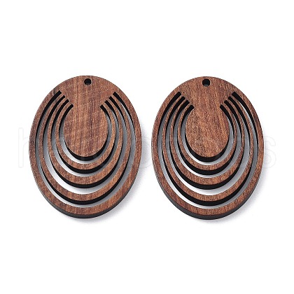 Walnut Wood Laser Cut Pendants X-WOOD-Q051-04F-1