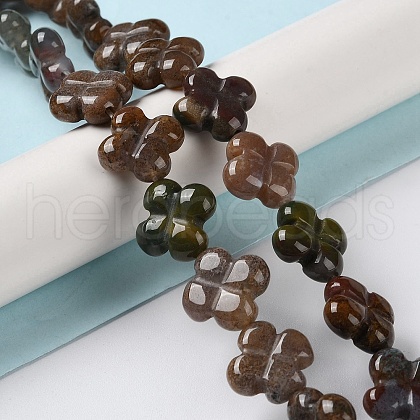 Natural Indian Agate Beads Strands G-N418-D03-01-1