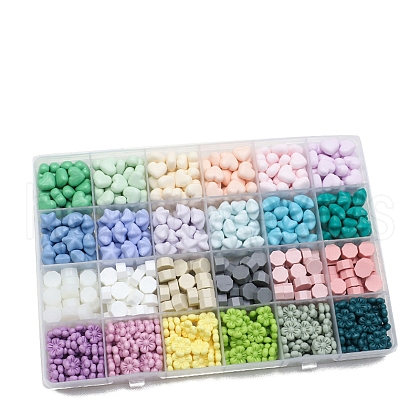 24 Colors Wax Granule Set PW-WGFD124-02-1