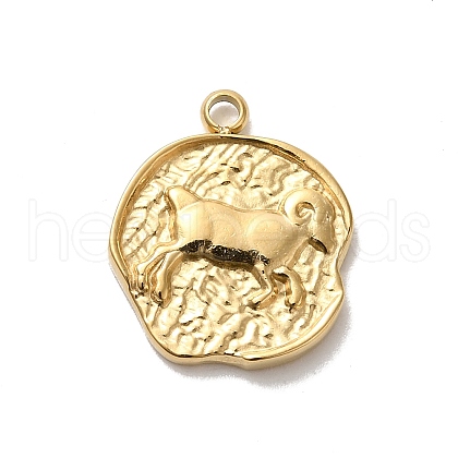 304 Stainless Steel Pendants STAS-B074-08G-03-1