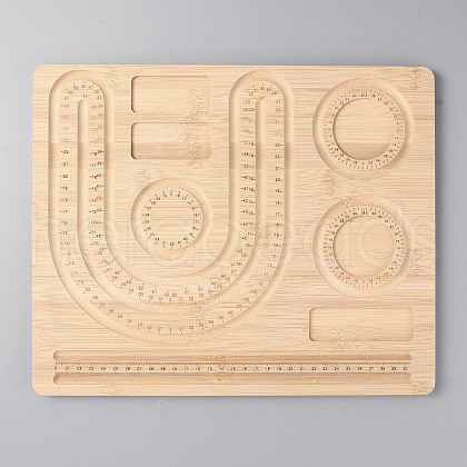 Rectangle Wood Bracelet Design Boards TOOL-YWC0003-03B-1