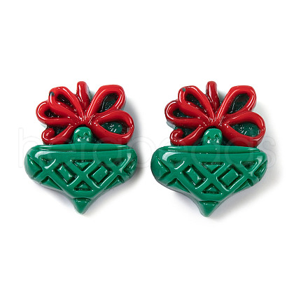 Christmas Decorations Theme Opaque Resin Decoden Cabochons RESI-Z026-01J-1