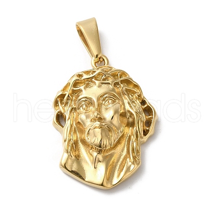 PVD Vacuum Plating 304 Stainless Steel Pendants STAS-B069-35B-G-1