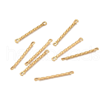 Ion Plating(IP) 304 Stainless Steel Connector Charms X-STAS-Q323-02B-G-1