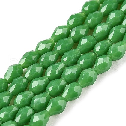 Opaque Solid Color Beads Strands EGLA-N013-P4mm-D04-1